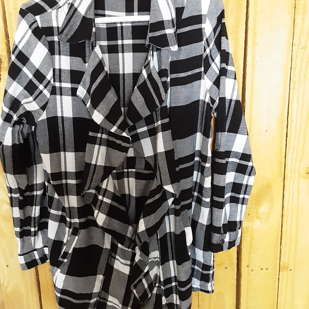Plaid Flannel Blazer